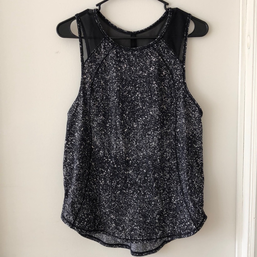 High Neck Spotted Lululemon Tank Top